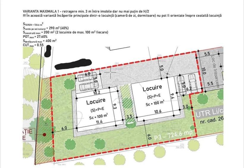 Teren Construcții intravilan de 795 mp, în Mănăștur