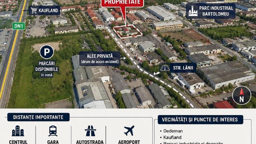 Spațiu industrial, de 270 mp, în Nord
