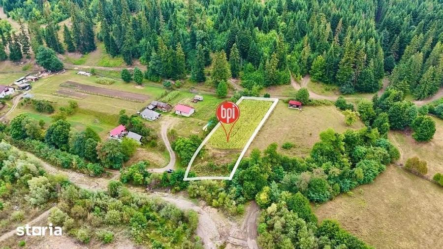 Teren de 1800 mp, în Mălini
