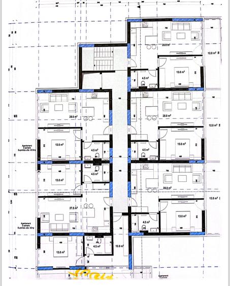 Apartament cu 2 camere decomandat în Central
