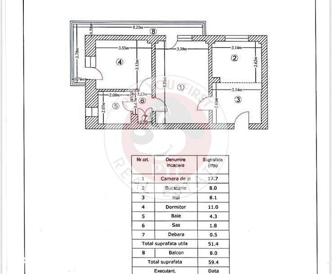 Apartament cu 2 camere semidecomandat, mobilat în Colentina