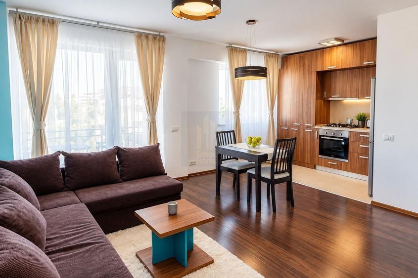 Apartament cu 2 camere decomandat, mobilat în Domenii