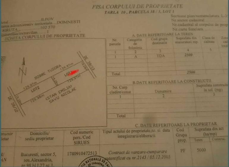 Domnesti If 2500 mp intravilan str Merisorului - 4