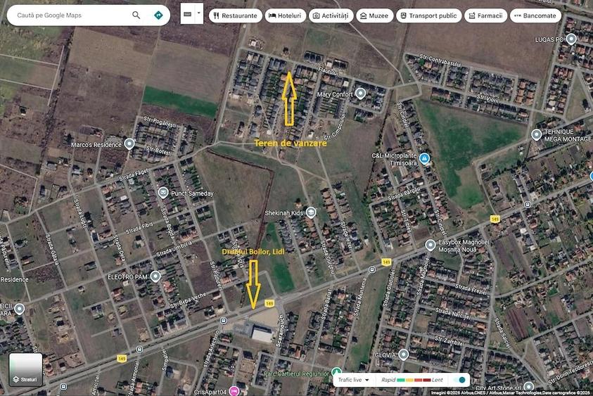 Teren de construit, 624 mp, Bransat la apa si canal, exista deja contract incheiat cu AQUATIM - 1