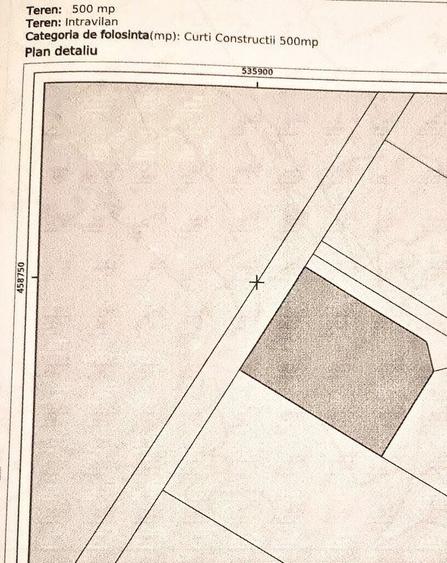 Teren Cristian Brasov 500mp cu proiect si autorizatie de constructie valabila casa 120mp deschidere la strada pe 2 laturi - 9