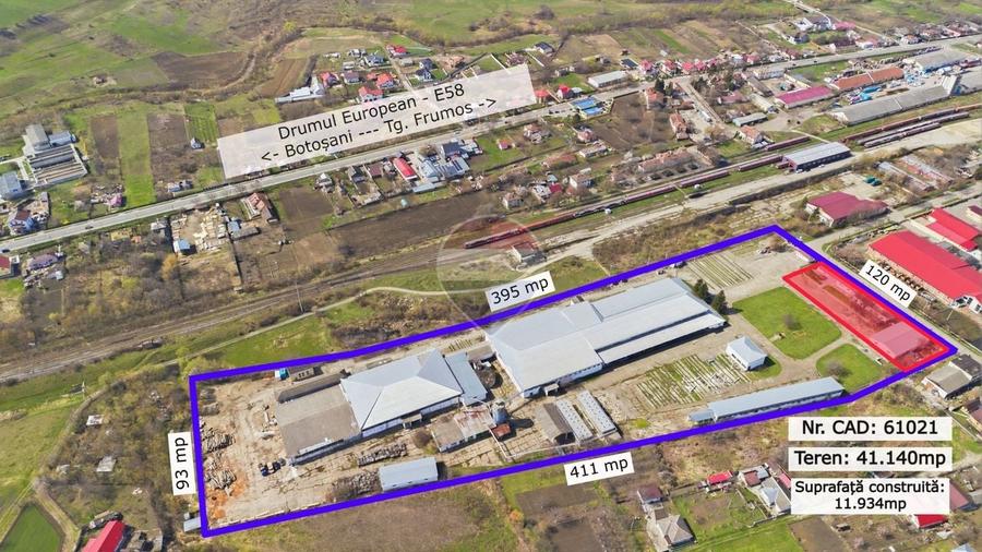Teren Construcții intravilan de 41140 mp, în Est