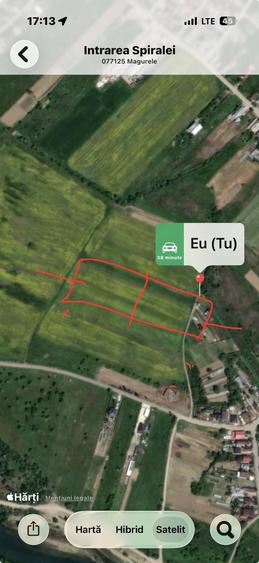 Teren de 4520 mp, în Dărăști-Ilfov