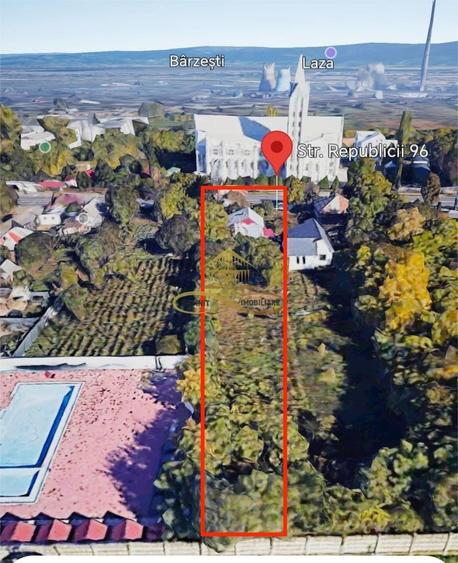 Teren Construcții intravilan de 1566 mp, în Republicii