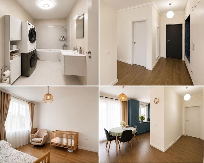 Apartament cu 3 camere decomandat în Chinteni