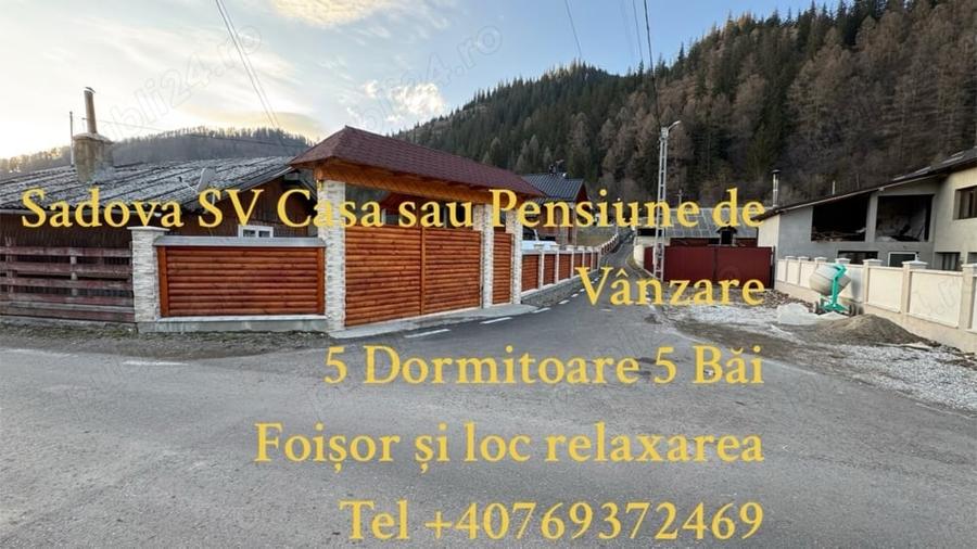 Casă cu 5 camere cu Teren 2189 Mp în Sadova