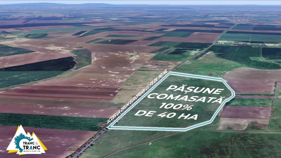 Teren agricol extravilan de 400800 mp, în Central