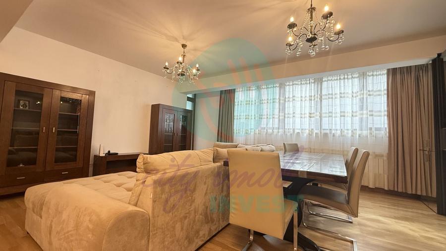 Apartament cu 3 camere semidecomandat, mobilat în Kiseleff
