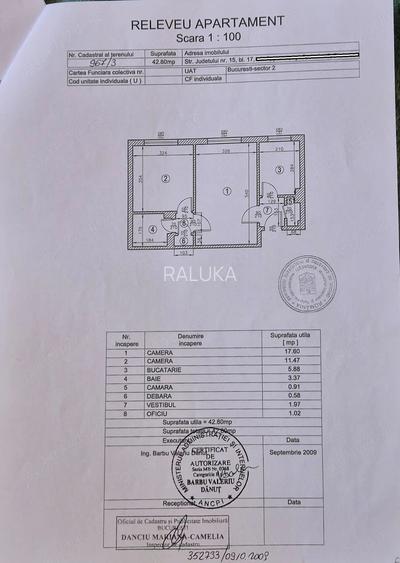 Vand apartament 2 camere