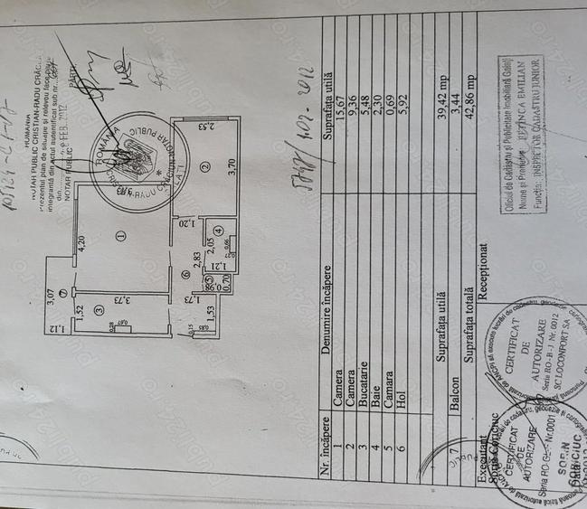 Apartament cu 2 camere decomandat în Micro 19