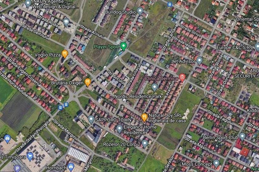 Teren Construcții intravilan de 1500 mp, în Dumbrăvița