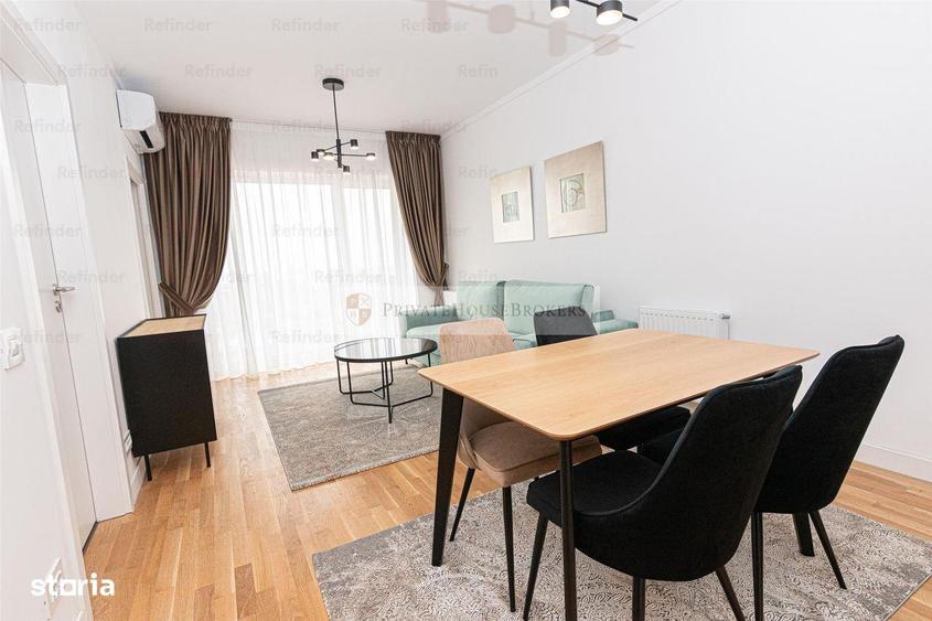 Apartament cu 2 camere semidecomandat, mobilat în Bucureștii Noi