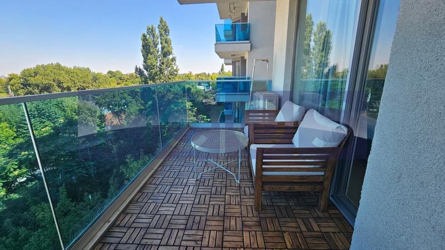 Apartament cu 2 camere, mobilat în Barbu Văcărescu