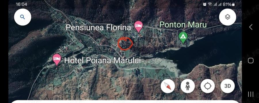 Teren de 1000 mp, în Poiana
