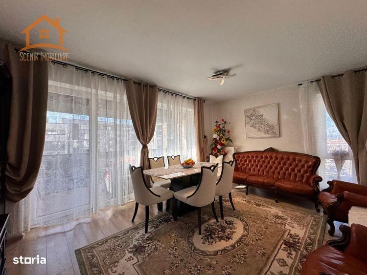 Apartament cu 3 camere decomandat, mobilat în Tractorul