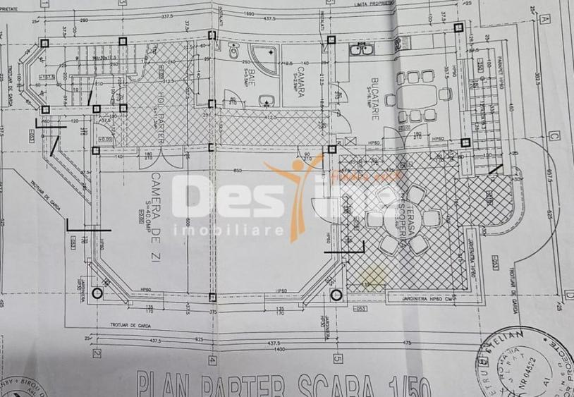 Casă cu 5 camere cu Teren 1508 Mp în Țânțăreni