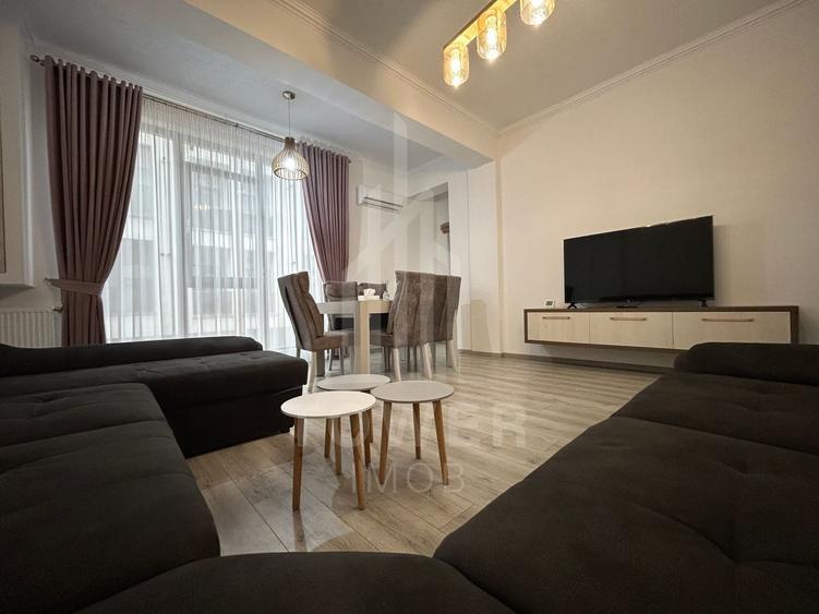 Apartament cu 3 camere decomandat, mobilat în Mihai Viteazul