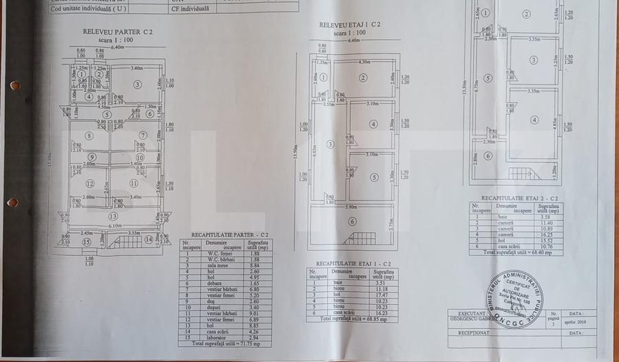 Spațiu industrial, de 4,104 mp, în Bălțești