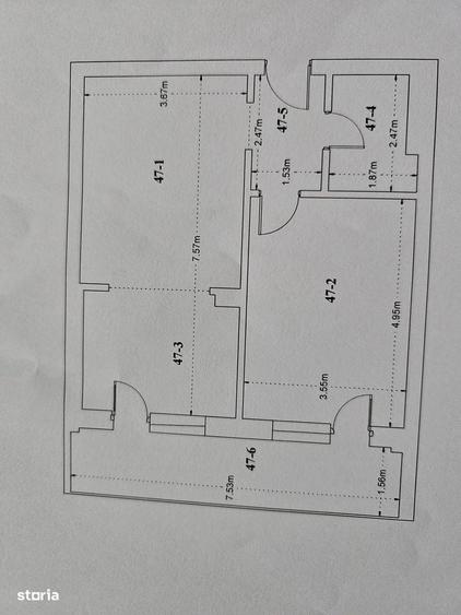 Apartament cu 2 camere decomandat în Exterior Vest