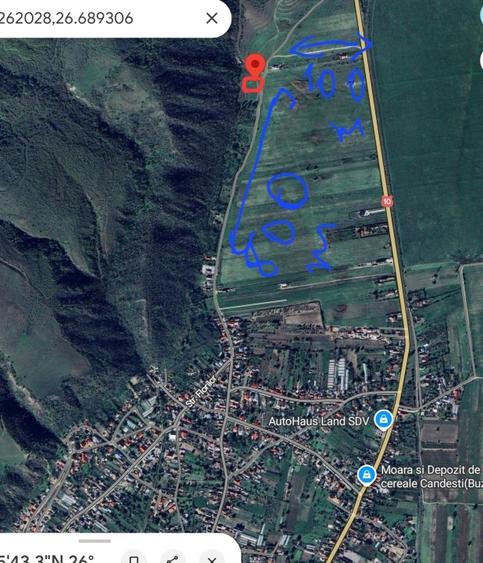 Teren Construcții intravilan de 1250 mp, în Vernești
