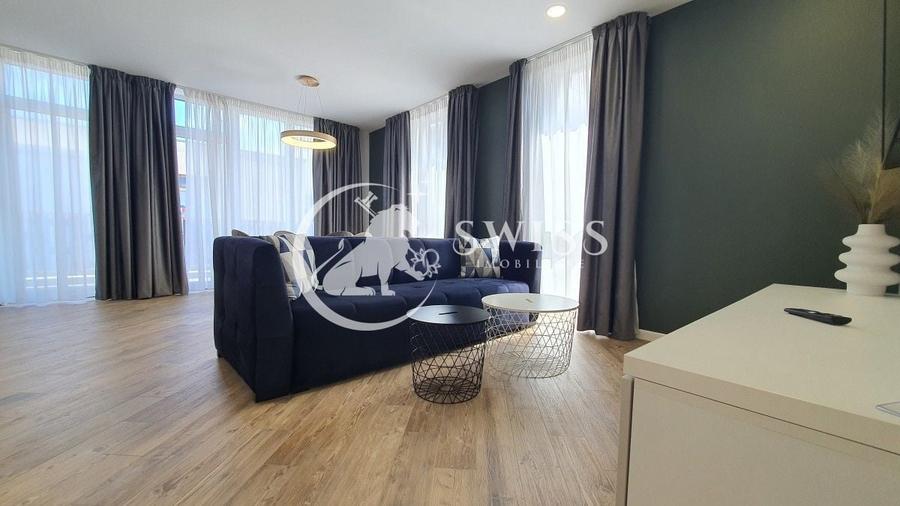 Apartament cu 2 camere semidecomandat, mobilat în Central