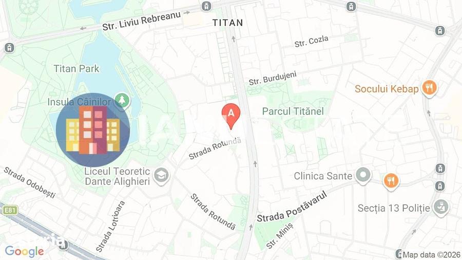 Apartament cu 3 camere decomandat în Titan
