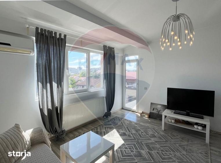 Apartament cu 2 camere semidecomandat, mobilat în Domenii