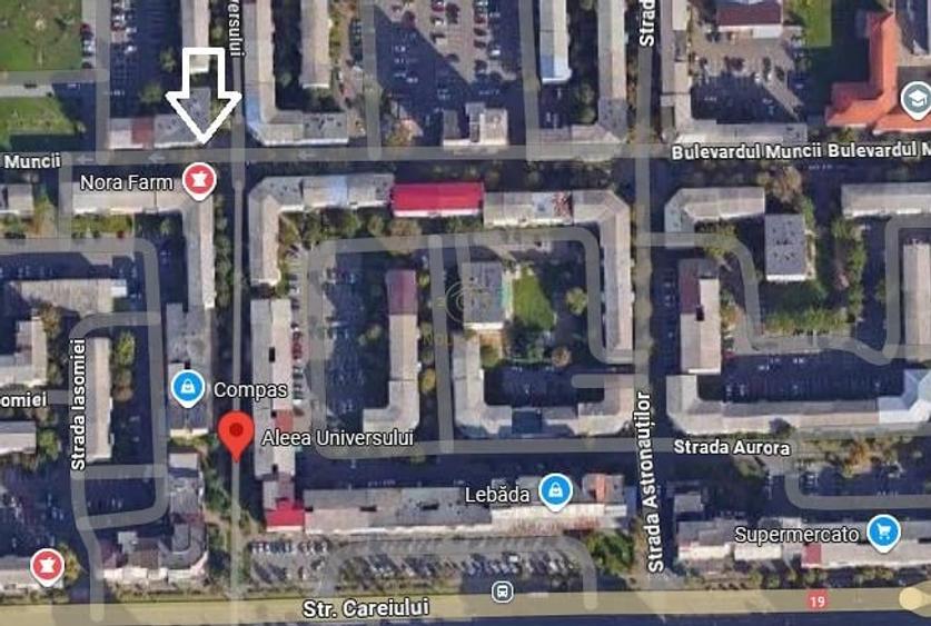 Apartament cu 2 camere semidecomandat în Micro 16