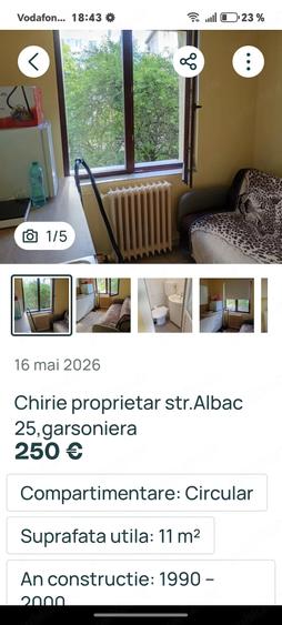 Garsonieră decomandată în Gheorgheni