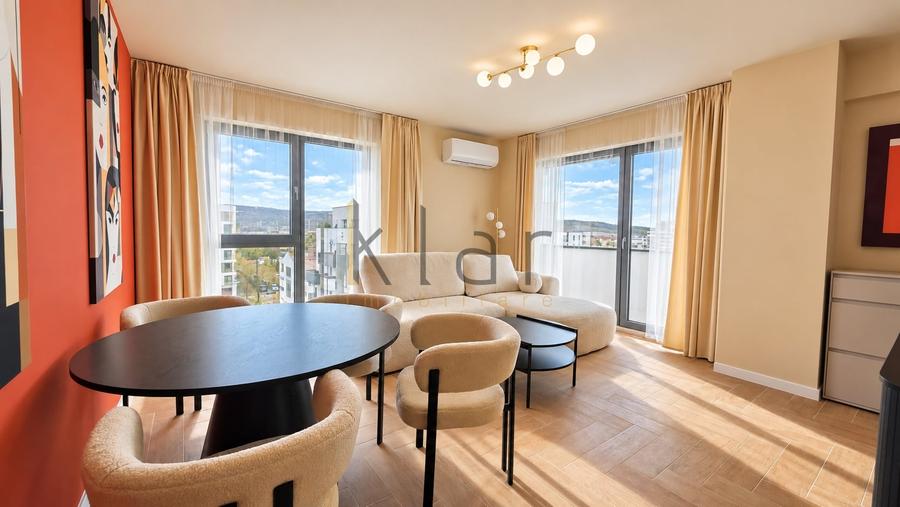 Apartament cu 2 camere decomandat, mobilat în Între Lacuri