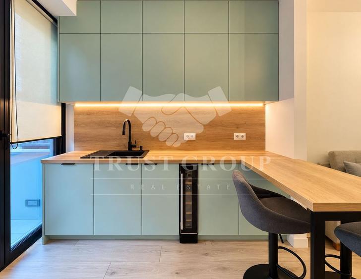 Apartament cu 2 camere decomandat, mobilat în Herăstrău