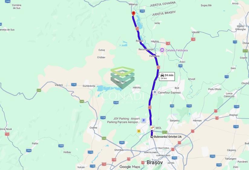 Teren Construcții intravilan de 33500 mp, în Măieruș