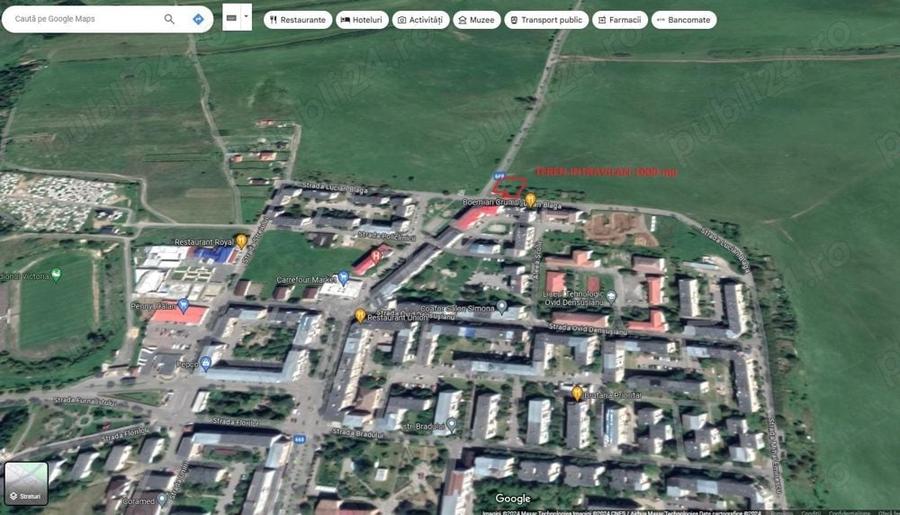 Teren de 1000 mp, în Central