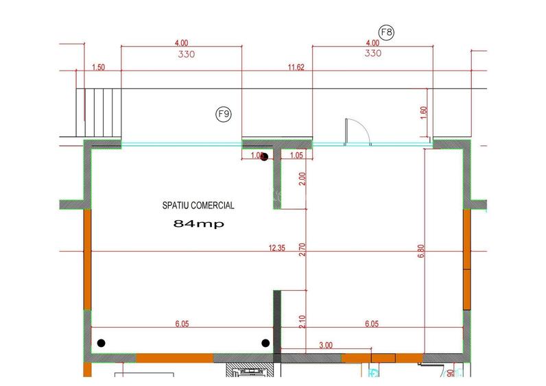 Spațiu comercial, de 82 mp, în Nord