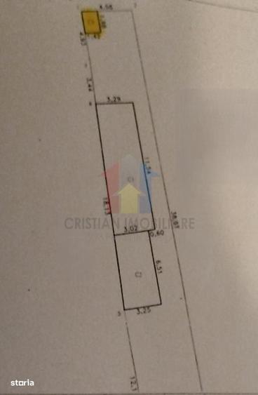 Casă cu 3 camere în Plantelor