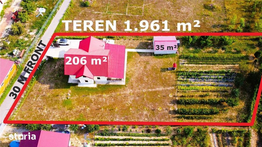 Casă cu 6 camere cu Teren 1961 Mp în Burdea