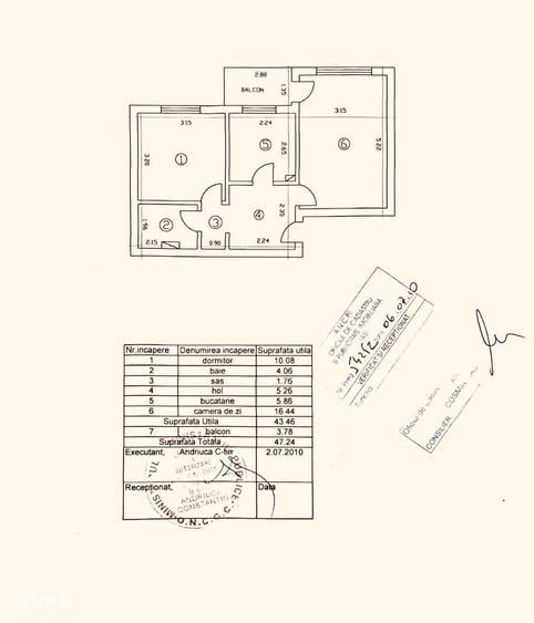 Apartament cu 2 camere decomandat în Tudor Vladimirescu