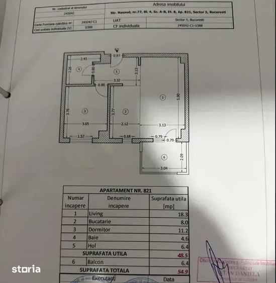 Apartament cu 2 camere decomandat în Rahova