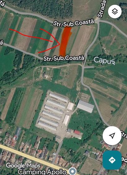 Teren de 2700 mp, în Gilău
