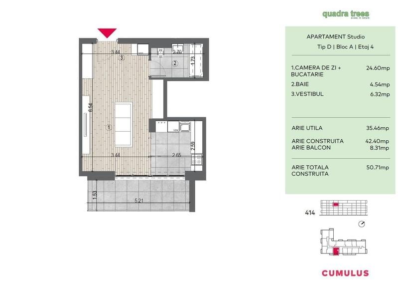 Apartament cu 3 camere în Drumul Taberei — fotografia 1