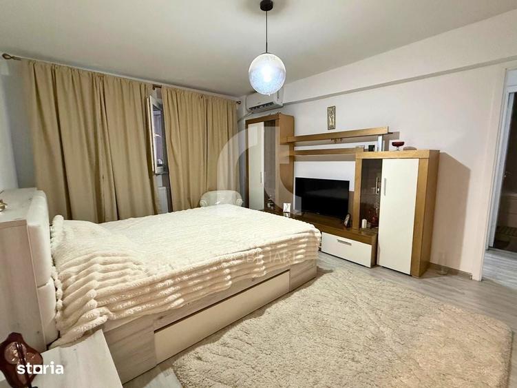 Apartament cu 3 camere semidecomandat în Micro 3
