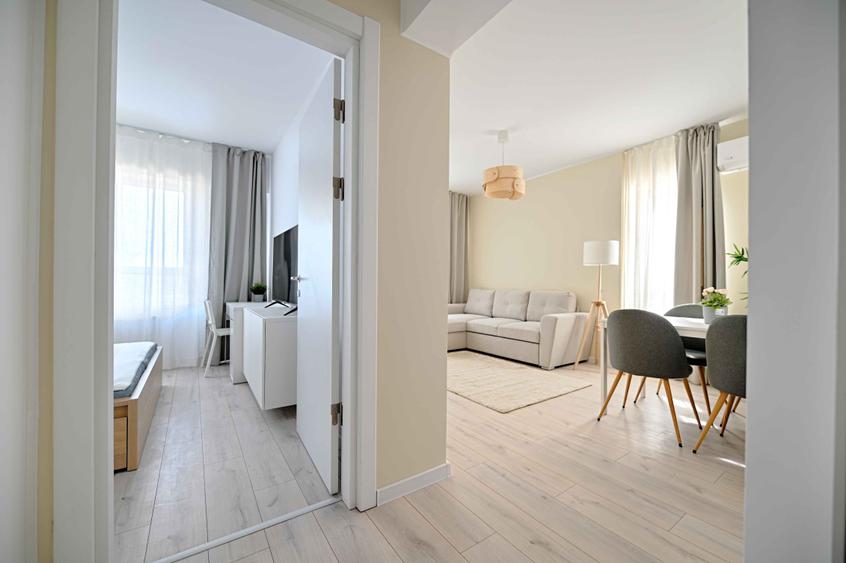 Apartament cu 2 camere semidecomandat, mobilat în Militari