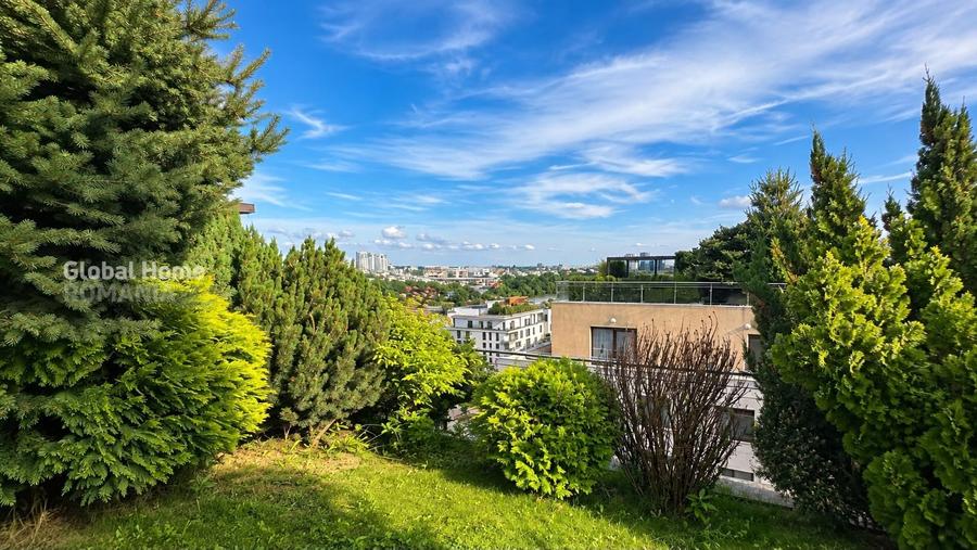 Penthouse cu 4 camere decomandat, mobilat în Herăstrău