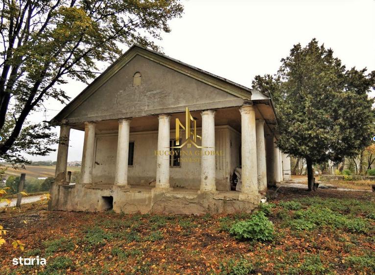 Conac boieresc istoric (anii 1860) in inima Bucovinei - teren 7.721 mp - 6