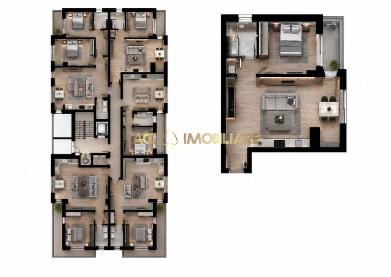 Apartament cu 2 camere în Theodor Pallady