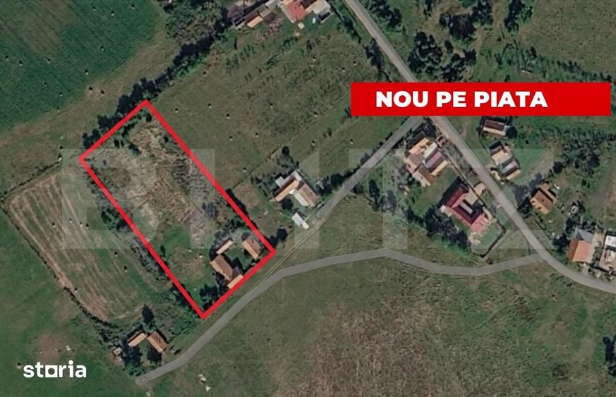 Teren de 7000 mp, în Chevereșu Mare